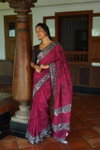 Tew Linen Cotton Laheriya Print Saree Wholesalers In Delhi